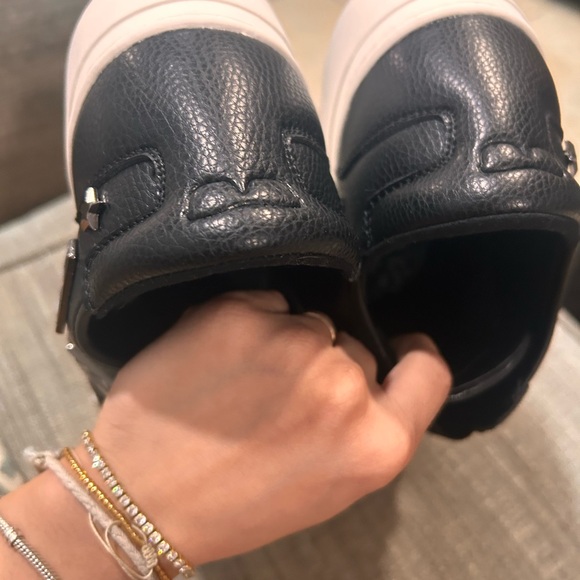 Karl Lagerfeld Black and Red Sneakers with Edgy Skull Design - Picture 4 of 4